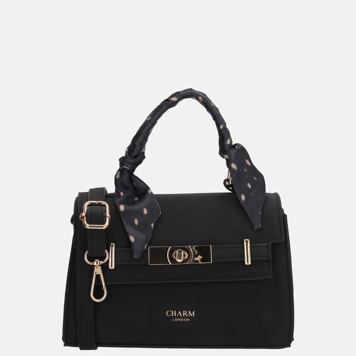 Charm London Hamptons village handtas S zwart